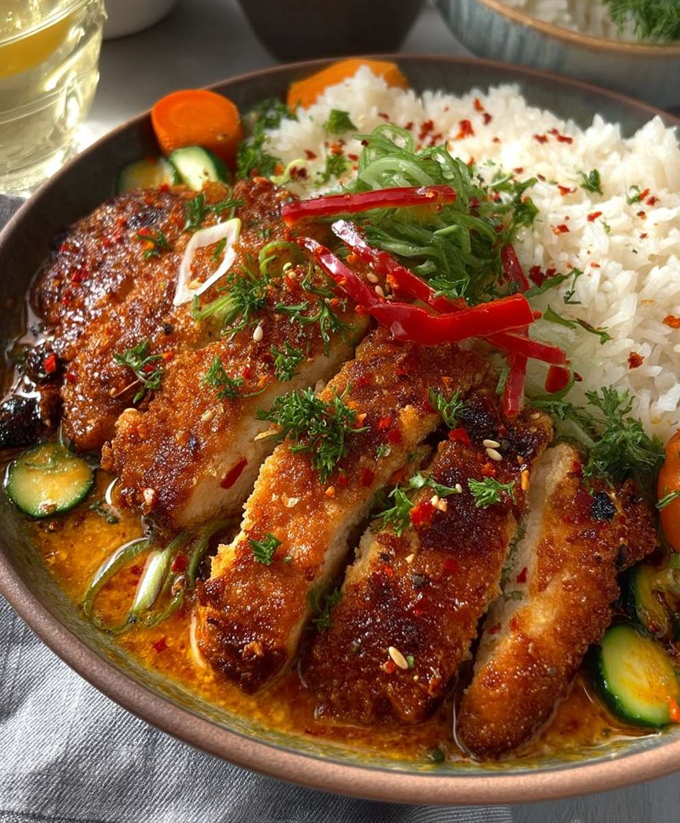 Honig Hähnchen Curry