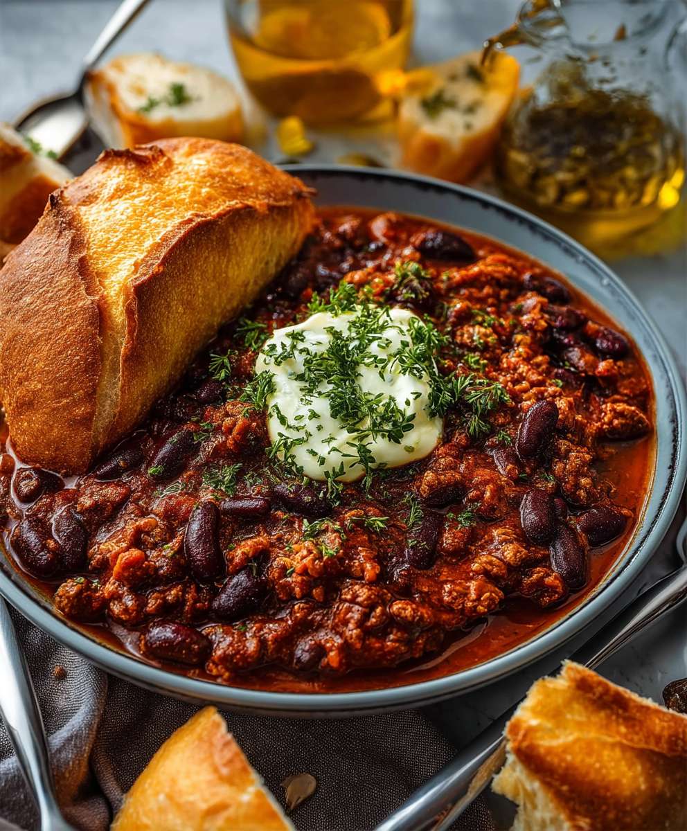 Chili Con Carne Baguette