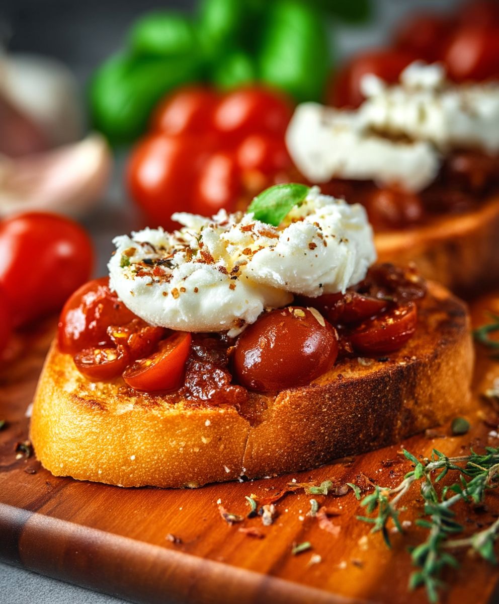 Büffelmozzarella Bruschetta