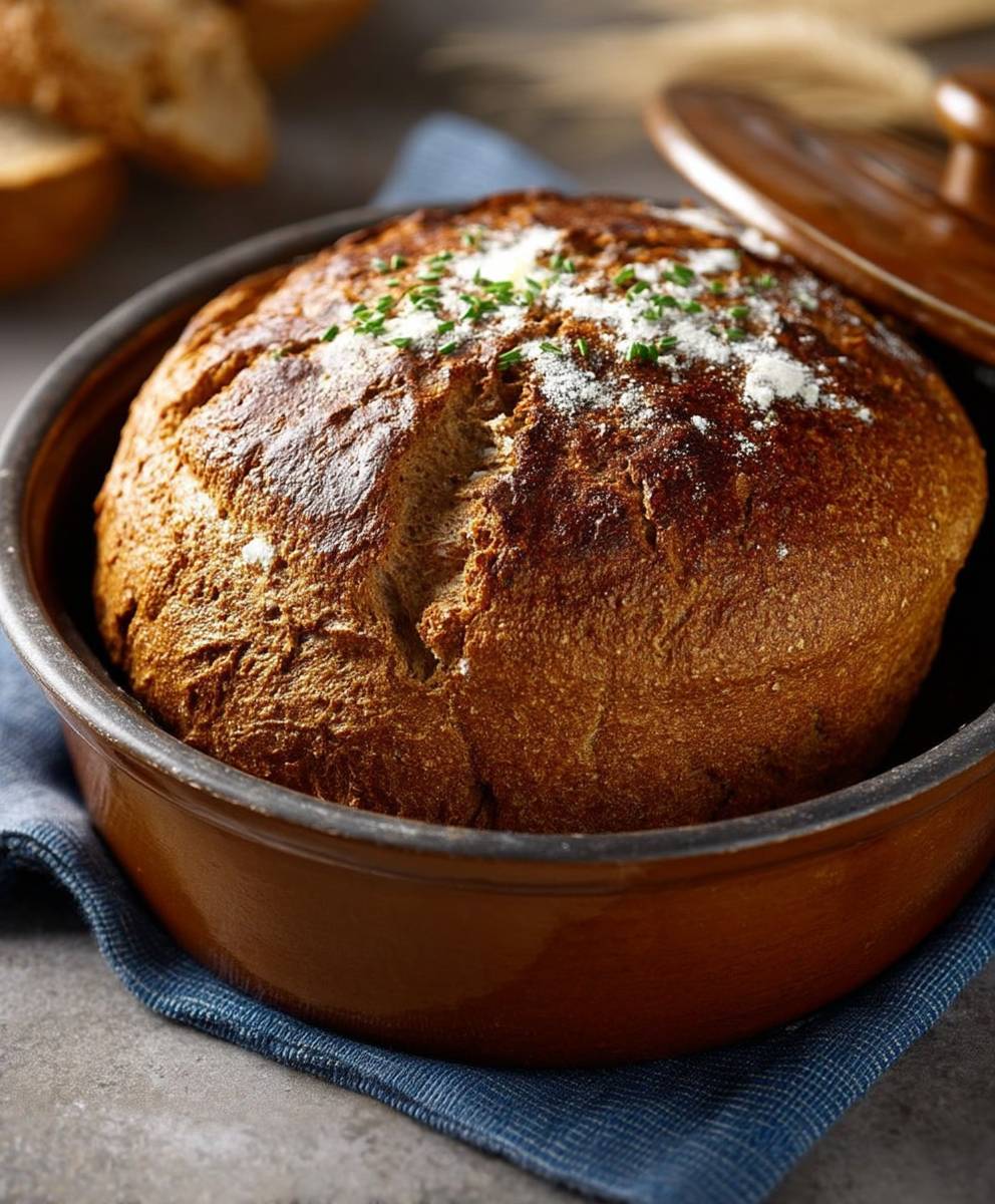 Vollkorn Quarkbrot backen