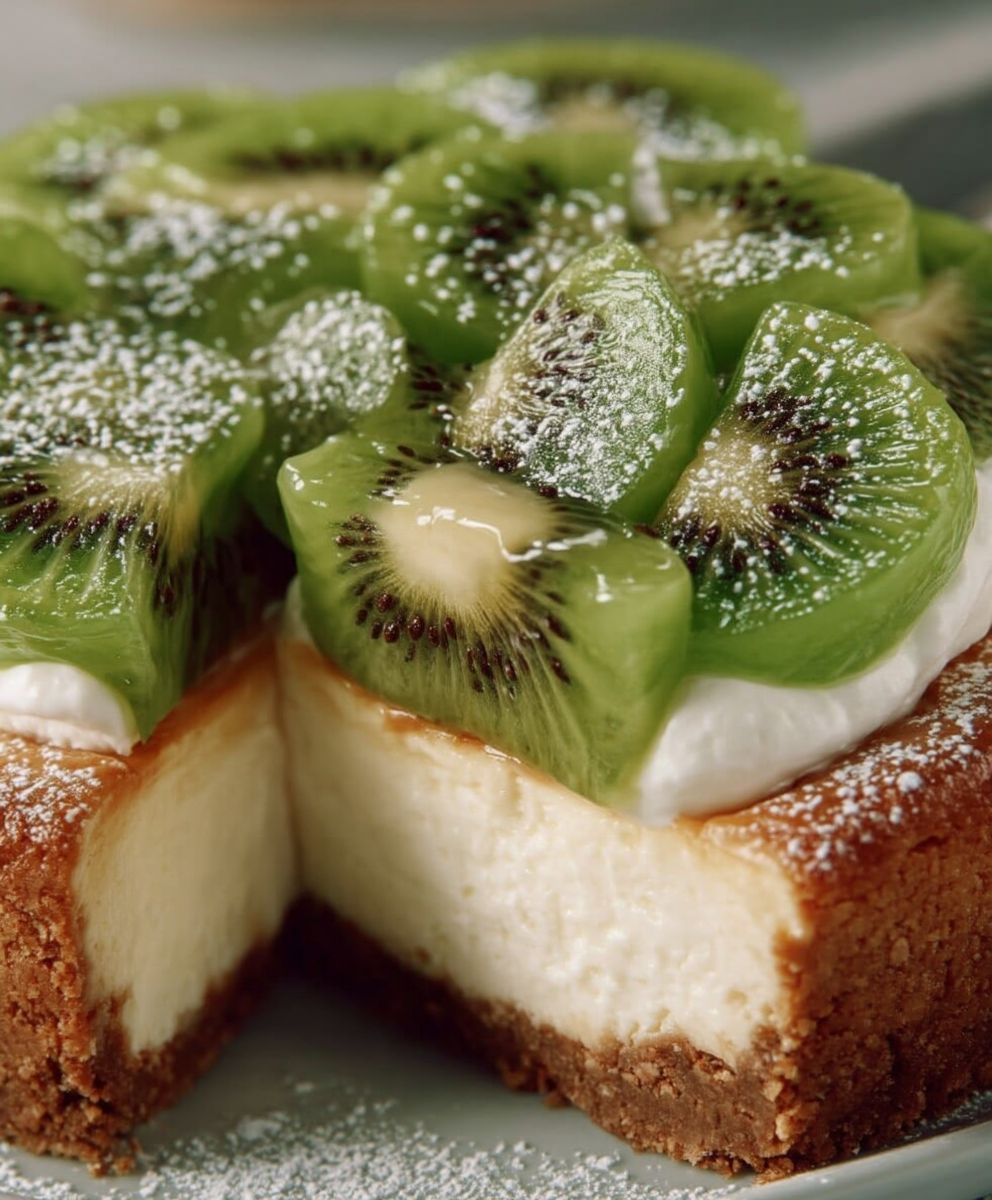 Kiwi Käsekuchen backen