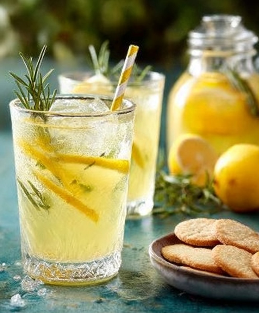 Rosmarin Limonade selber machen