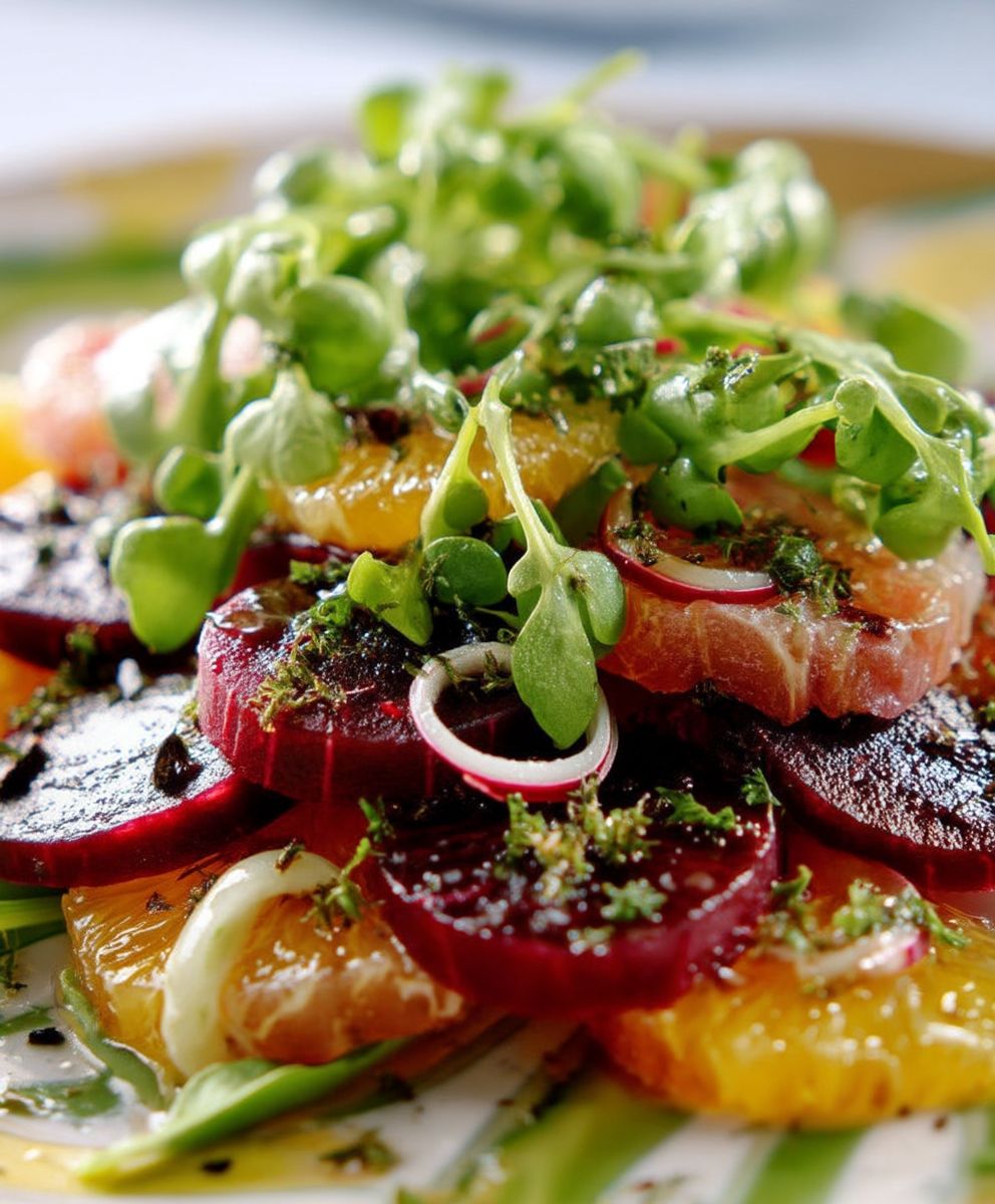 Rapunzelsalat Rote Bete Orange