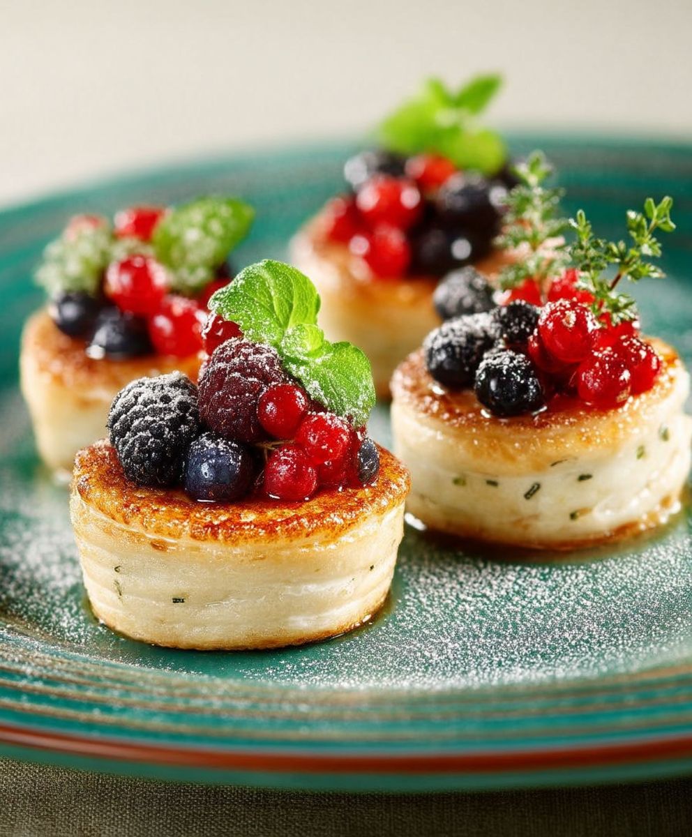 Gefüllte Pastetchen Beeren