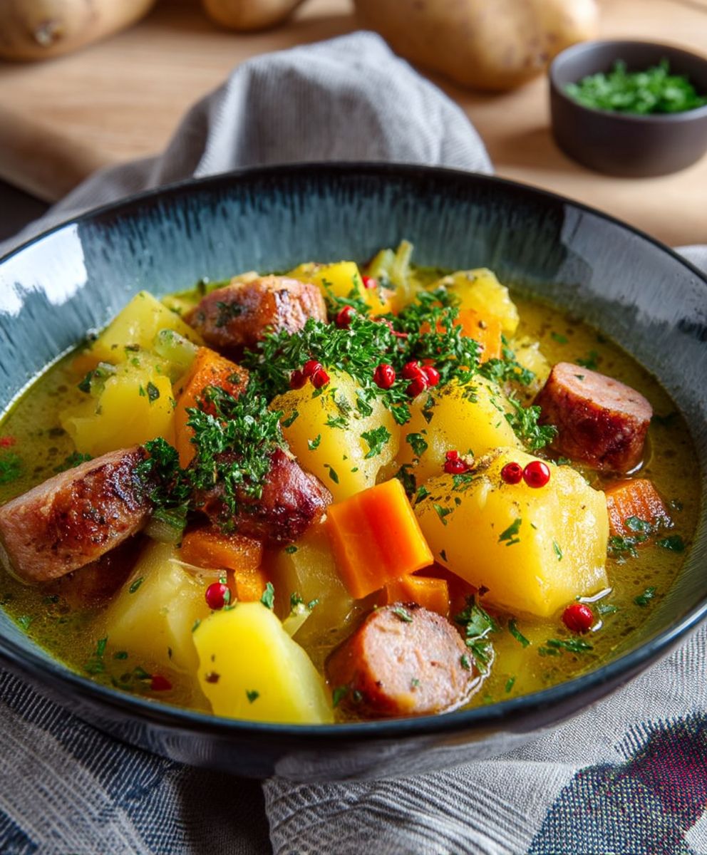 Steckrübeneintopf einfach schnell kochen