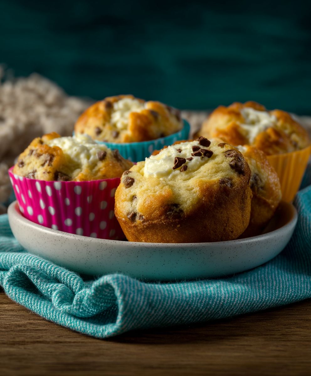 Frischkäse gefüllte Schoko Muffins