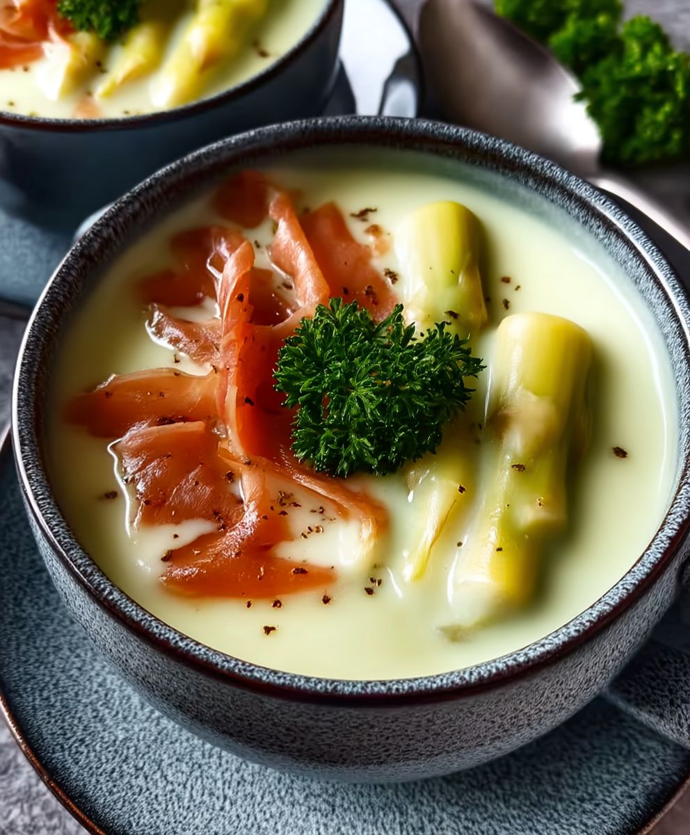 Spargelcremesuppe selber machen