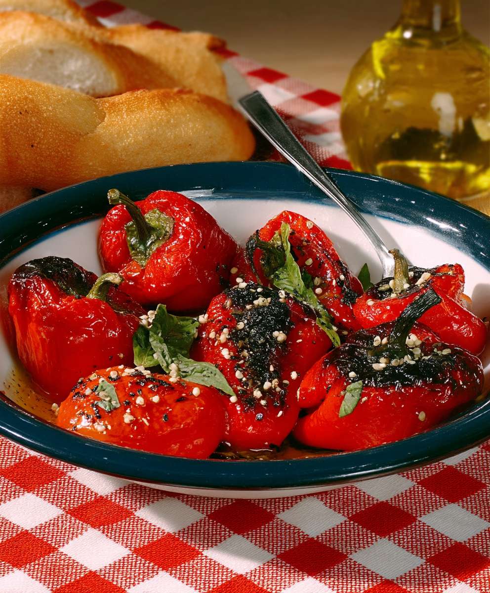 Gebratene Paprika Knoblauch schnell