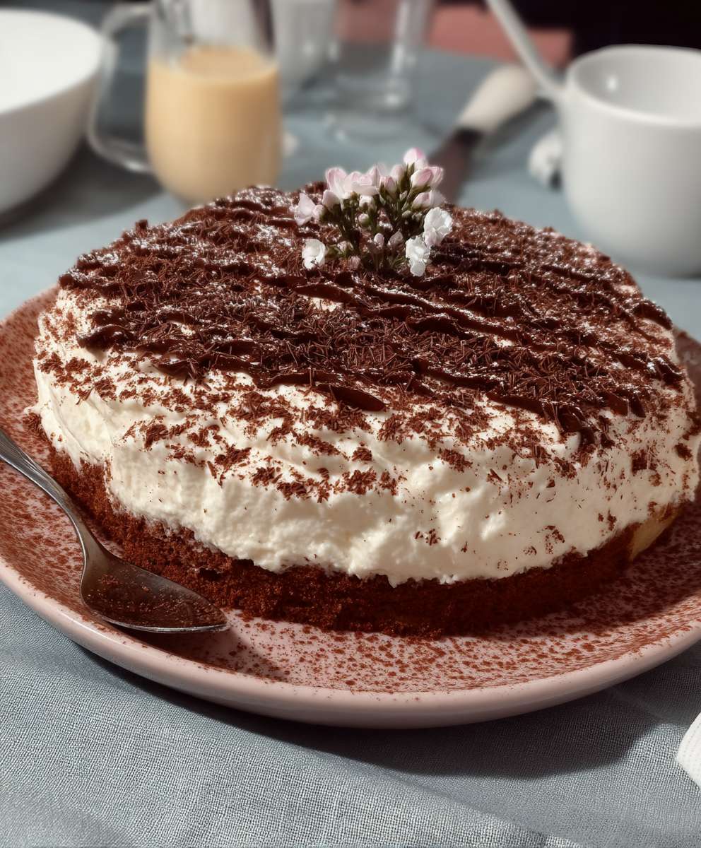 Mandelkuchen Marzipan Sahnefüllung