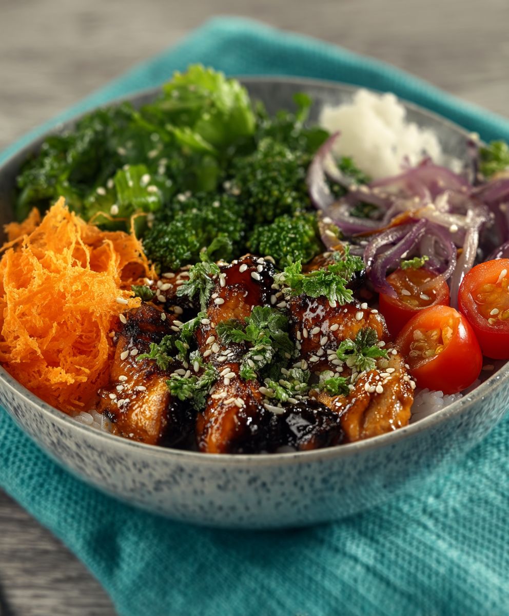 Poke Bowl Hähnchen