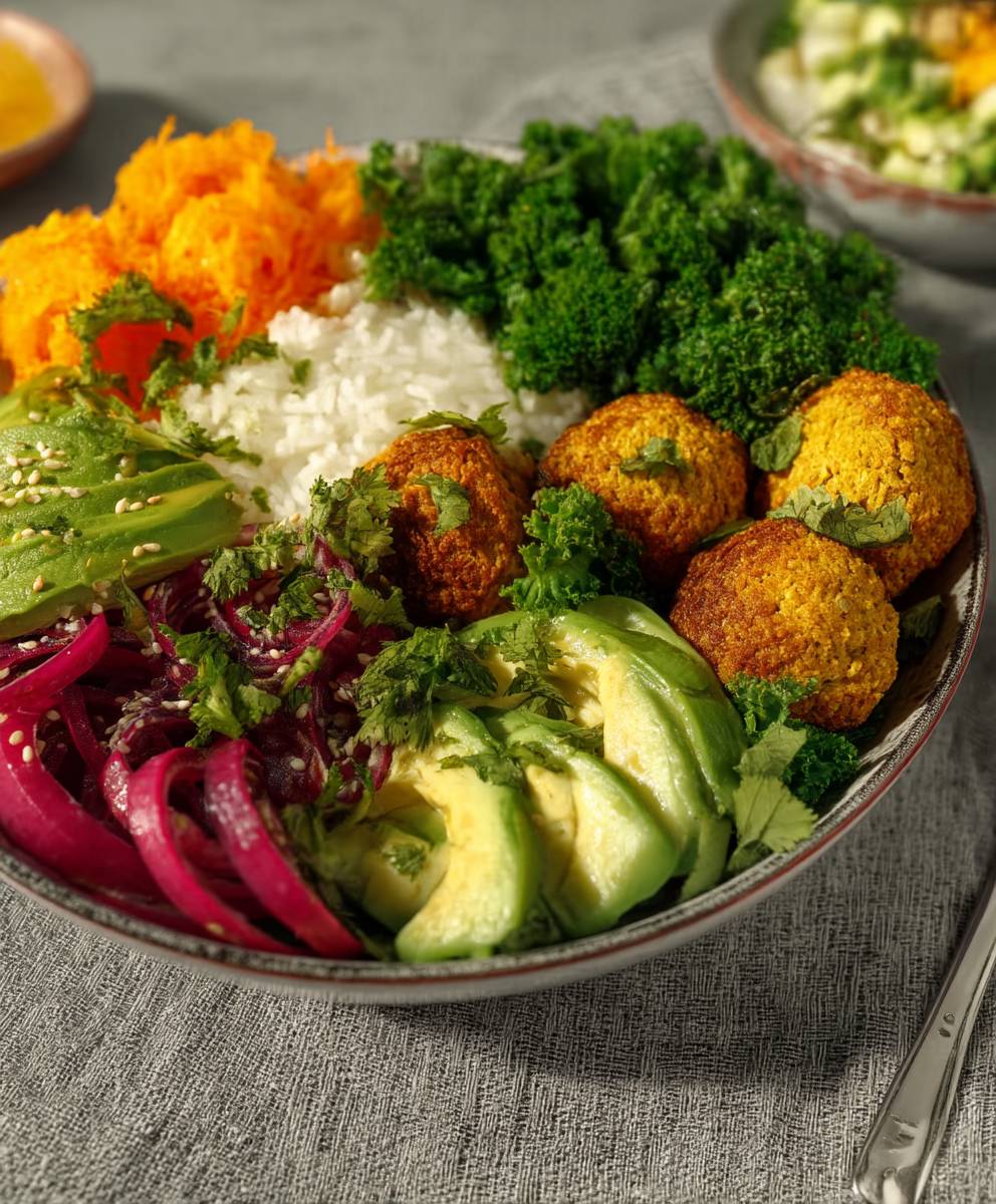 Falafel Bowl einfach zubereiten