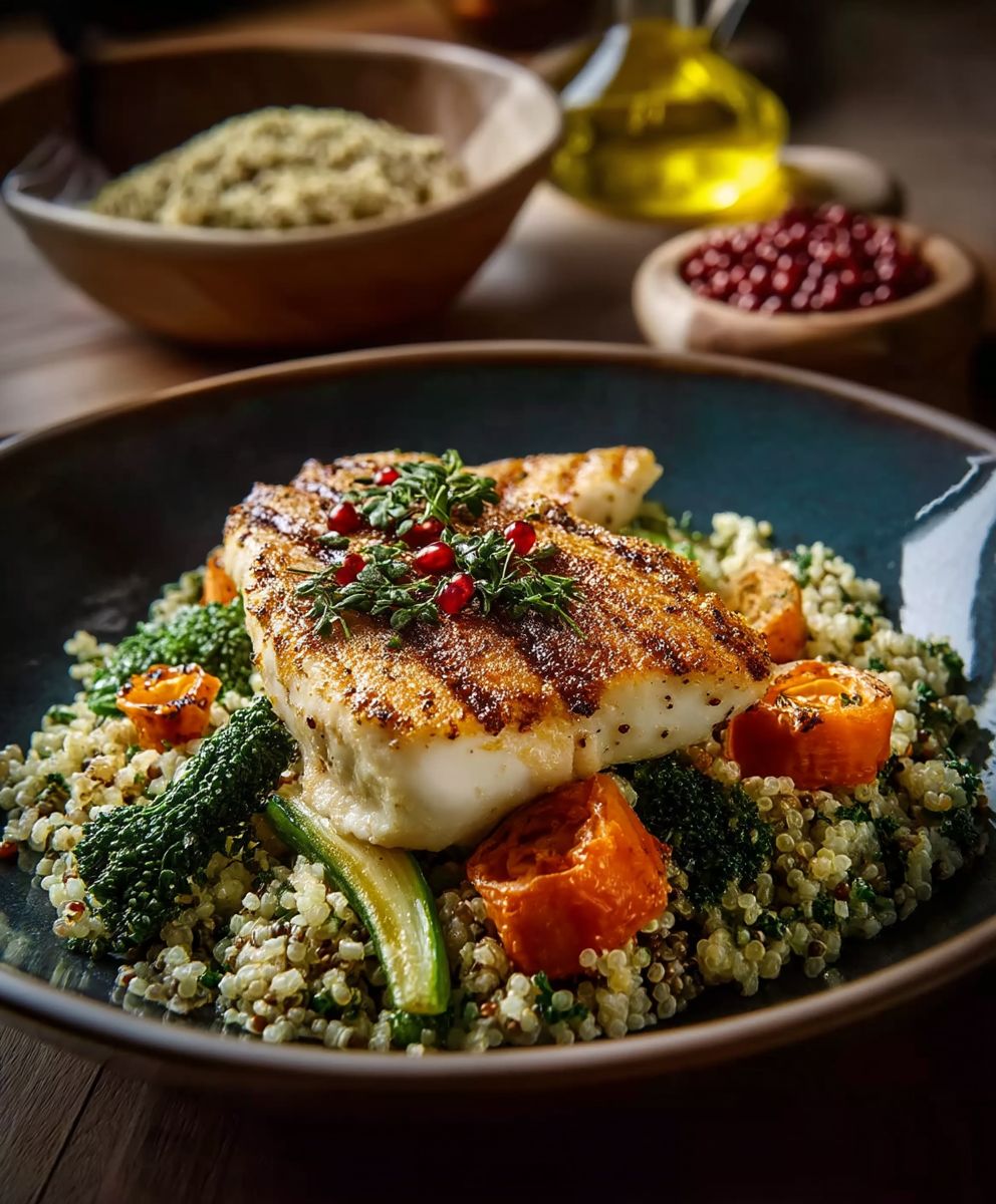 Hähnchenfilet Quinoa Gemüse