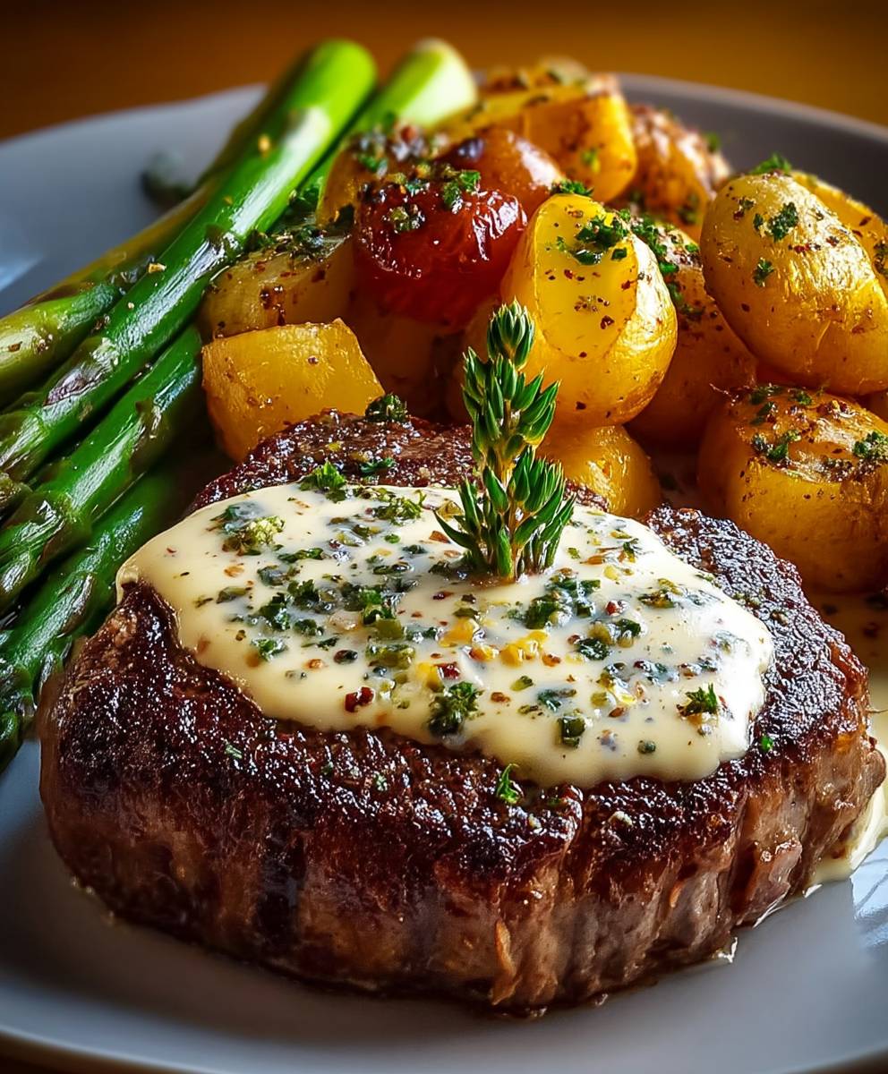 Knoblauch Parmesan Steak