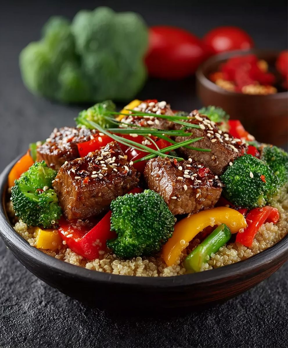 Rindfleisch Paprika Quinoa