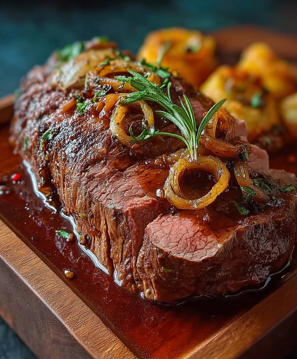Saftiger Rinderbraten