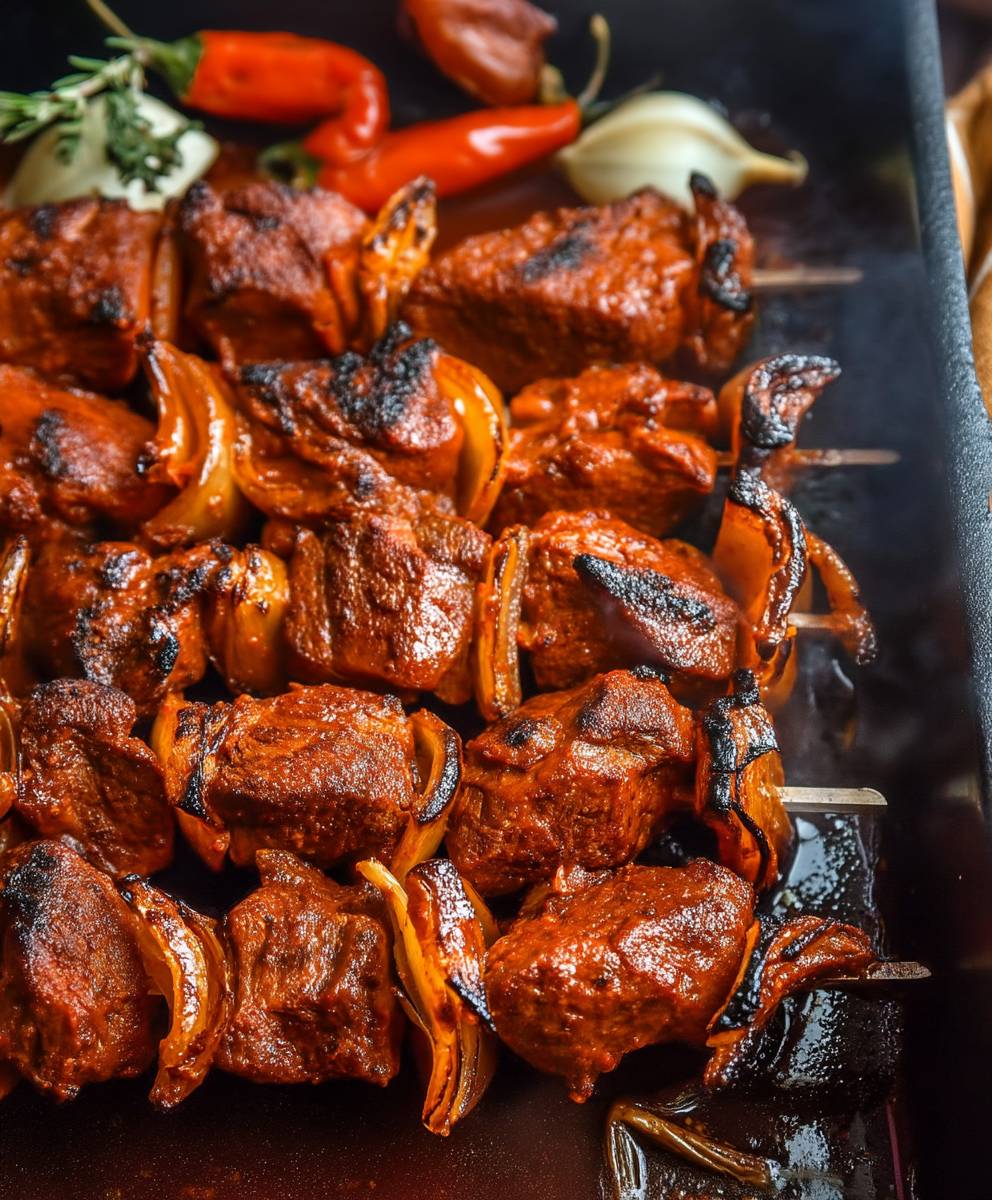 Schaschlik Spieße Ofen