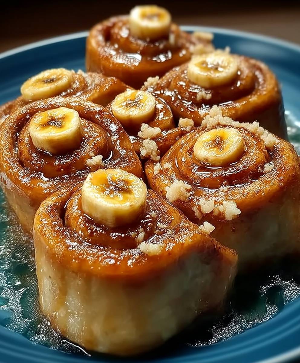 Mandelbutter Bananen Rollen