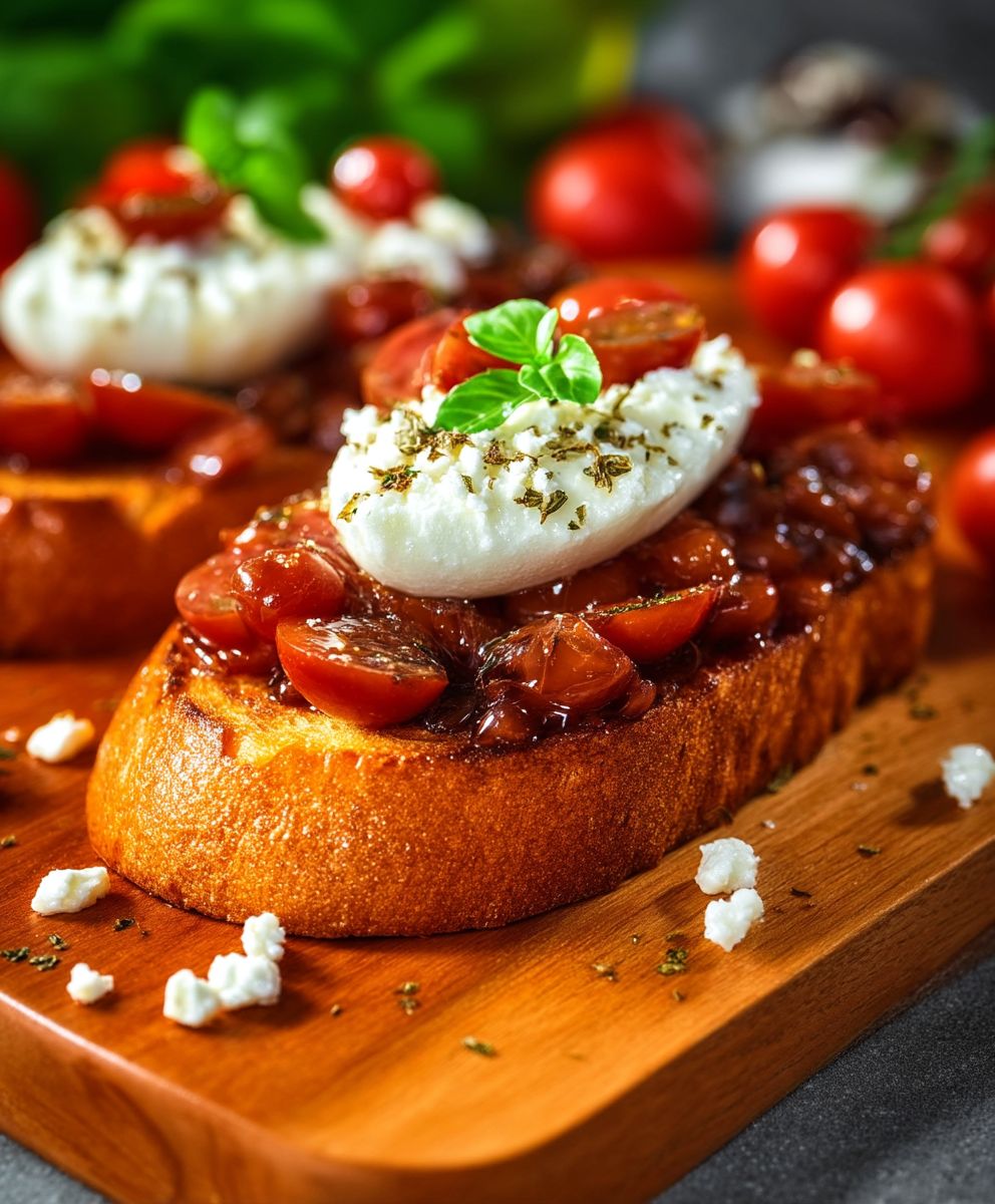 Büffelmozzarella Bruschetta