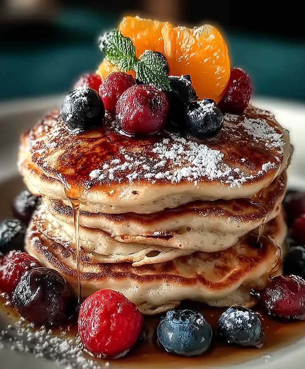 Haferpfannkuchen fluffig backen