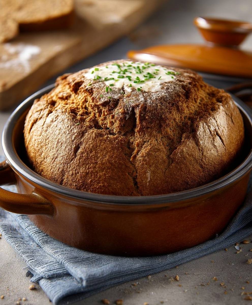 Vollkorn Quarkbrot backen