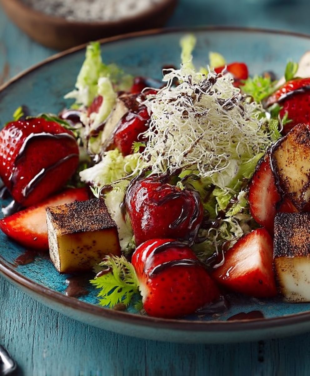 Pikante Erdbeeren zubereiten