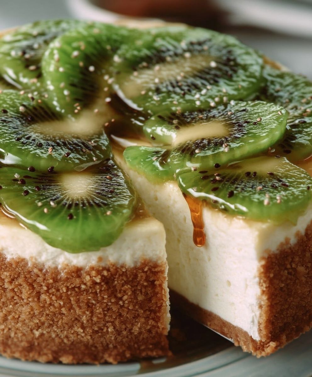 Kiwi Käsekuchen backen