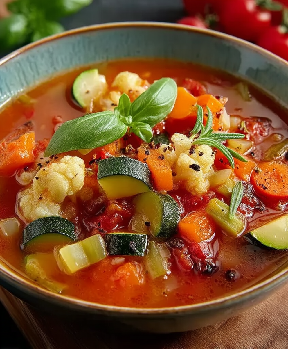 Italienische Minestrone zubereiten