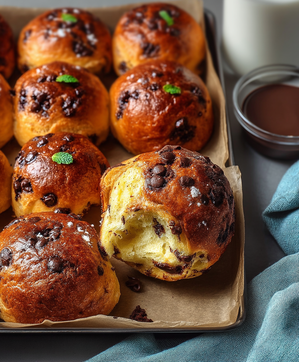 Fluffige Schokobrötchen backen