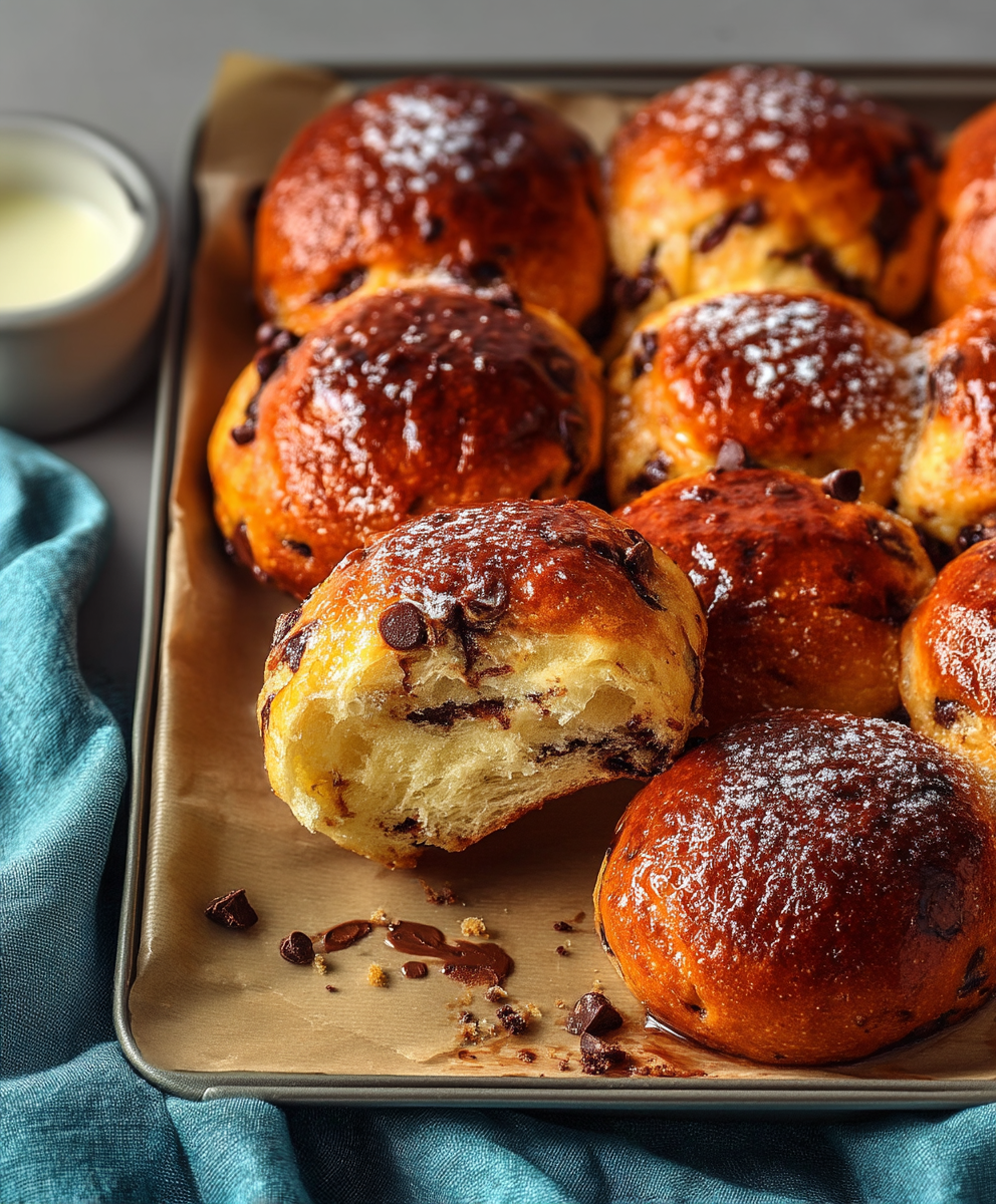 Fluffige Schokobrötchen backen