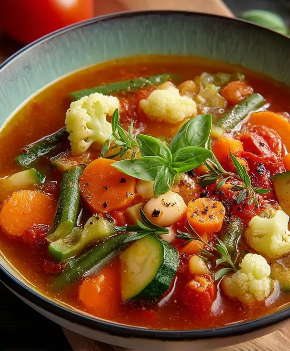 Italienische Minestrone zubereiten