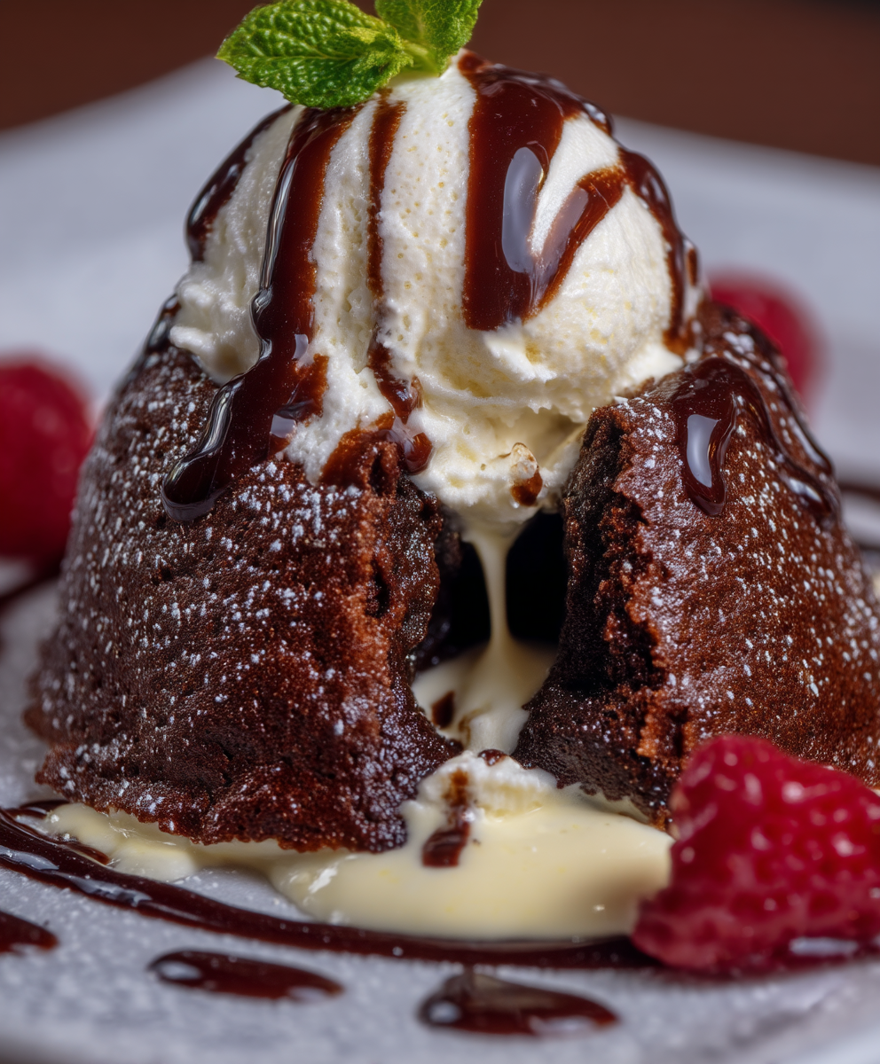Schoko Lava Kuchen backen