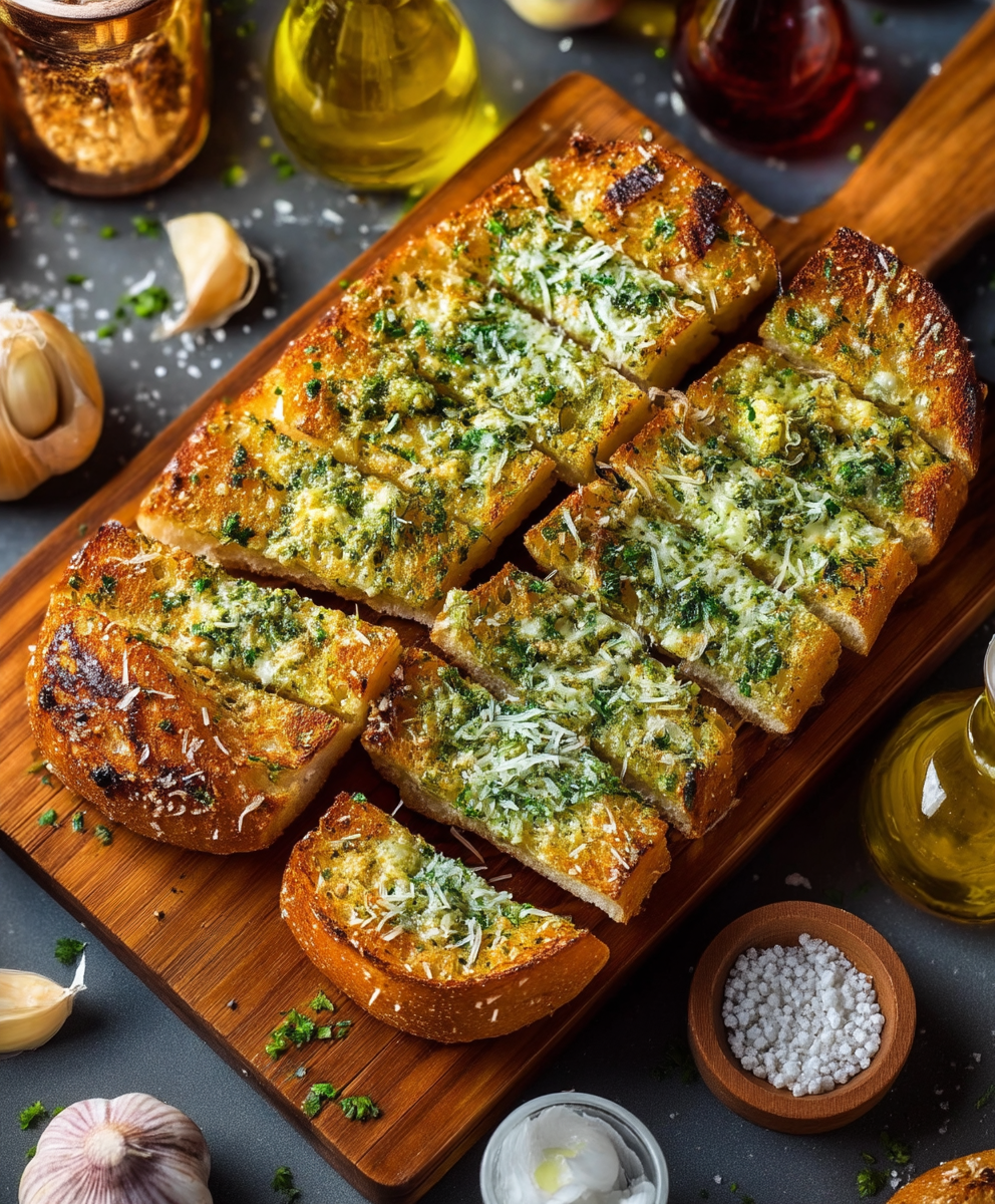 Parmesan Knoblauchbutter Ciabatta