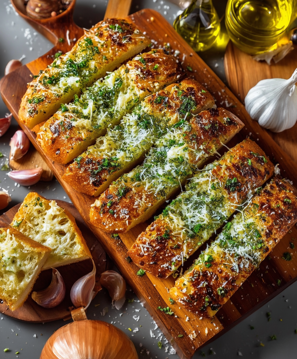 Parmesan Knoblauchbutter Ciabatta