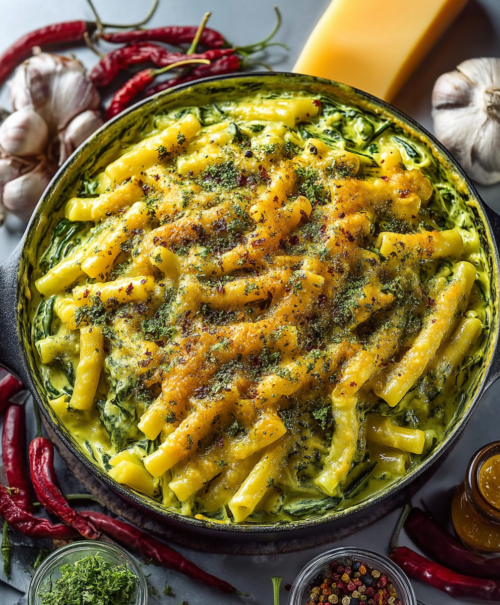 Spinat Mac and Cheese