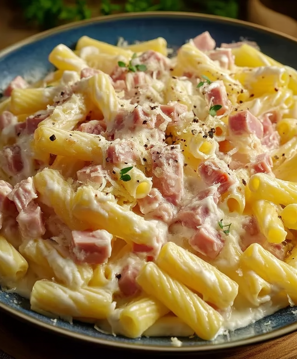 Käse Schinken Nudeln