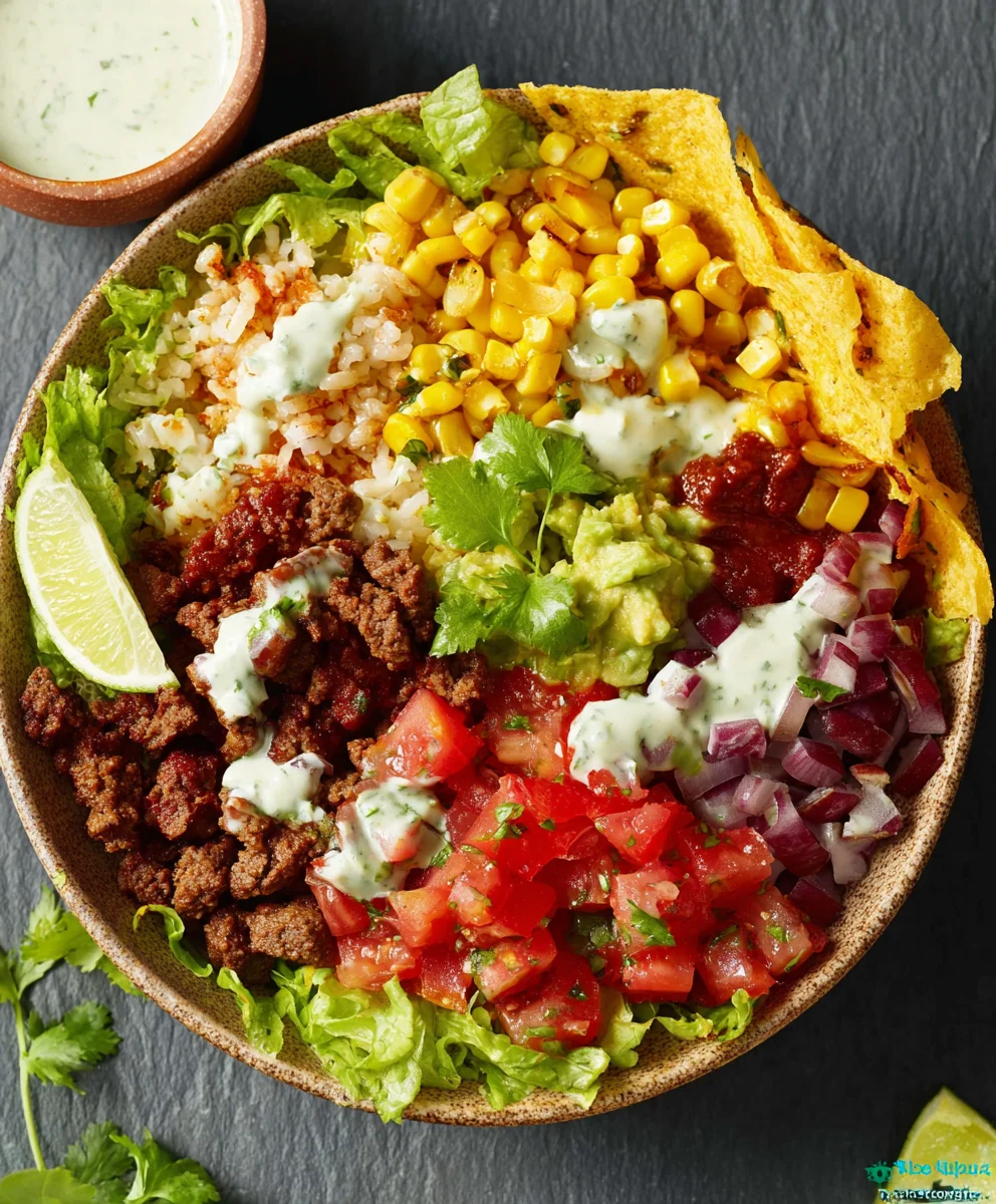 Burrito Bowl Mit Rinderhack Mexican Style